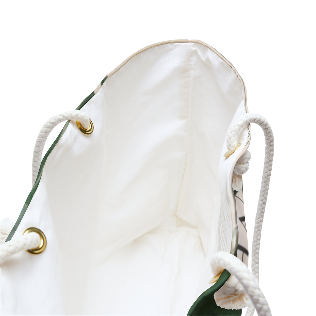 Preppy Coastal Collage Weekender Bag | Long Island Nautical Travel Tote